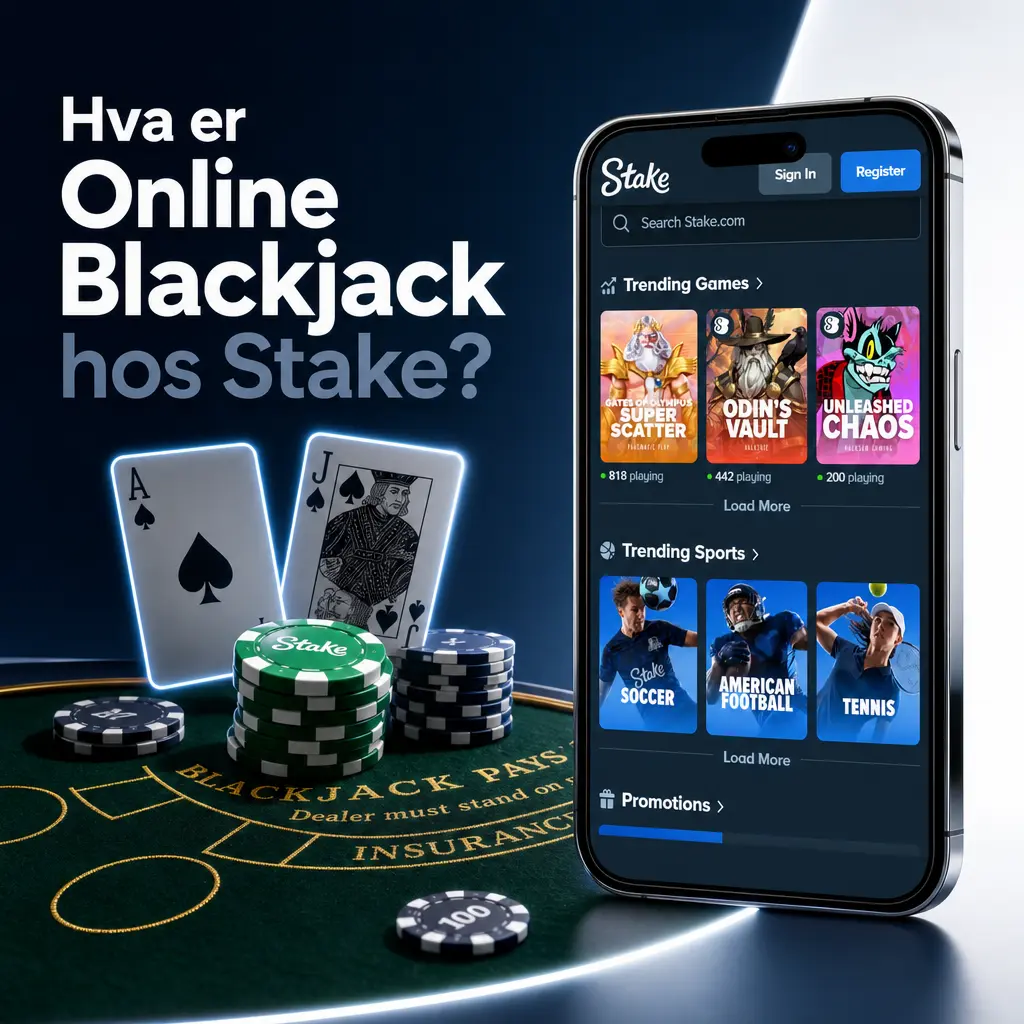 Spill Online Blackjack hos Stake – kortspill med RTP 99,5%, Live Dealer i HD og tilgang 24/7 for norske spillere.